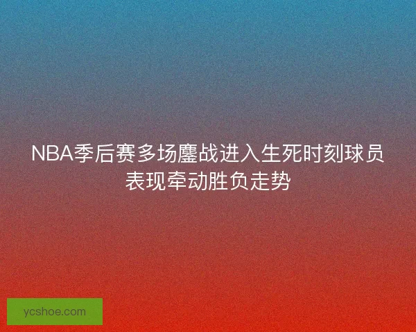 NBA季后赛多场鏖战进入生死时刻球员表现牵动胜负走势