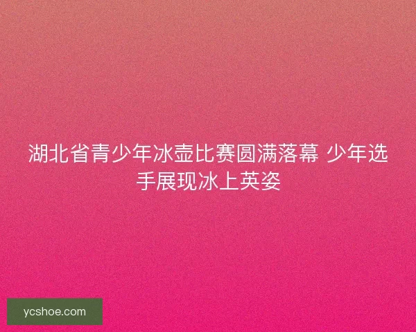 湖北省青少年冰壶比赛圆满落幕 少年选手展现冰上英姿